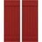 Ekena Millwork Americraft 6-Board, 2 Batten Exterior Real Wood Joined Board-n-Batten Shutters, ARW101BB621X80BRH, PR ARW101BB621X80BRH - alternate 1